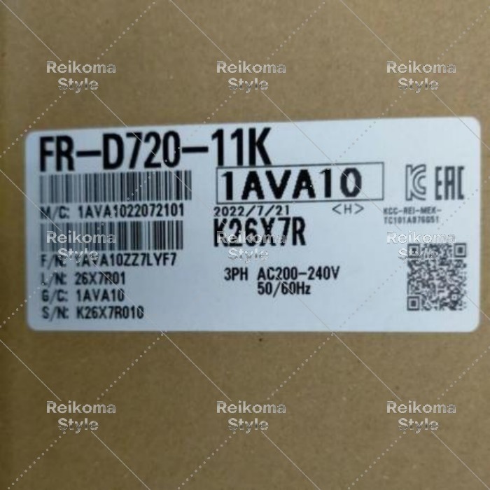 【新品★適格請求書★税込】MITSUBISHI三菱電機 FR-D720-11K 用インバーター 【6ヶ月保証】|Reikoma Style