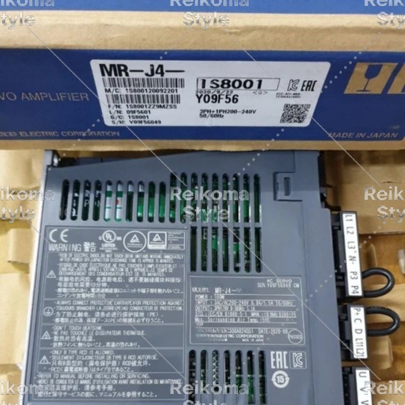 【新品★適格請求書★税込】三菱MITSUBISHI MR-J4-22KA4-RJサーボモーター【6ヶ月保証】|Reikoma Style