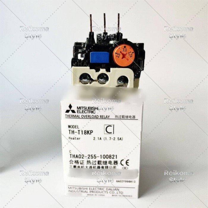 【新品★適当お願いごと書★税込】MITSUBISHI三菱電機 TH-T18KP 2.1A(1.7-2.5A)用サーマルリレー【６ヶ月引きうける】