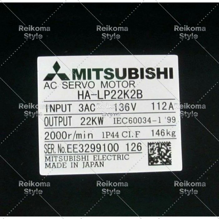 【新品★適格請求書★税込】MITSUBISHI/三菱電機 HA-LP22K2B サーボモーター【６ヶ月保証】｜Reikoma Style