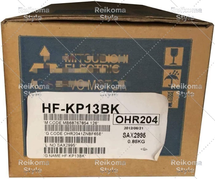 【新品★適当お願いごと書★税込】三菱 HF-KP13BK サーボ原動機 【６ヶ月引き受ける】