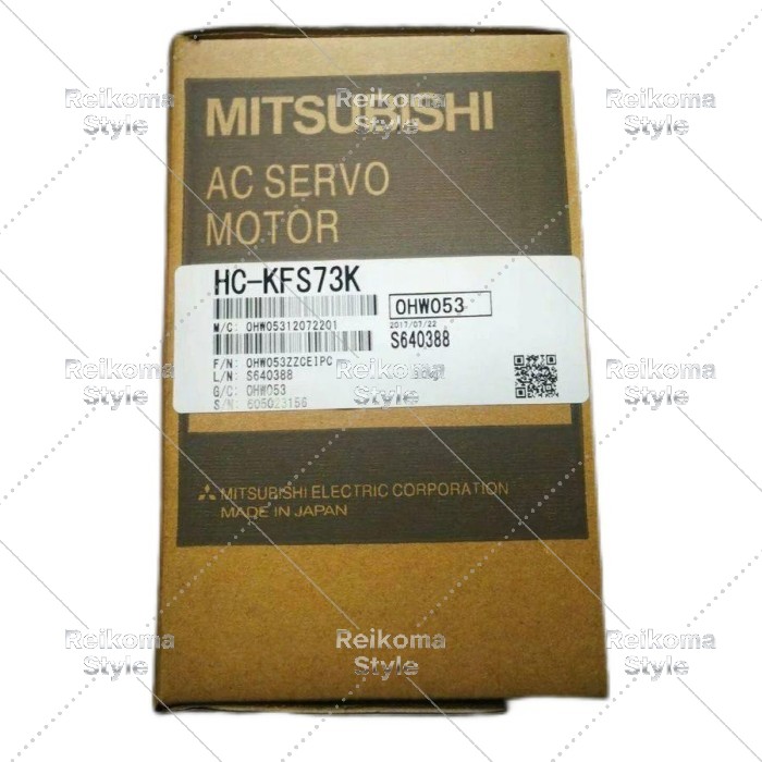 【新品★適当お願いごと書★税込】MITSUBISHI三菱電機 HC-KFS73K サーボ原動機 【６ヶ月引き受ける】