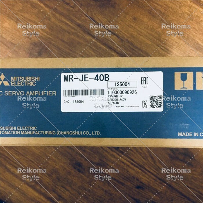 【新品★適当お願いごと書★税込】MITSUBISHI三菱電機 MR-JE-40B サーボアンプリファイアー 【６ヶ月引き受ける】