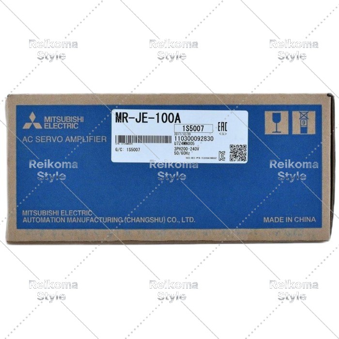 【新品★適格請求書★税込】MITSUBISHI三菱電機 MR-JE-100A サーボアンプ 【６ヶ月保証】