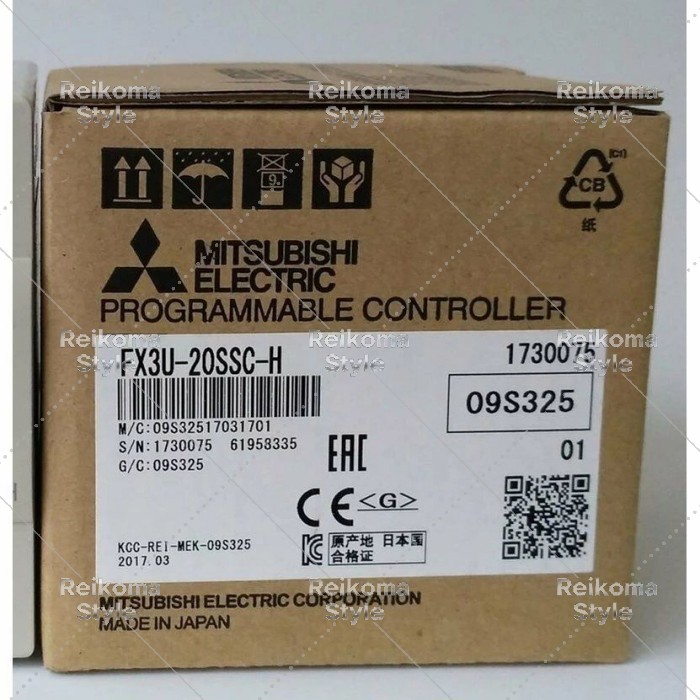 【新品★適格請求書★税込】MITSUBISHI三菱電機 FX3U-20SSC-H【６ヶ月保証】｜Reikoma Style 89,540円