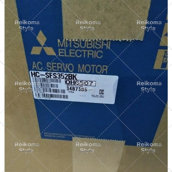 【新品★適当お願いごと書★税込】MITSUBISHI三菱電機 HC-SFS352BK サーボ原動機【６ヶ月引き受ける】