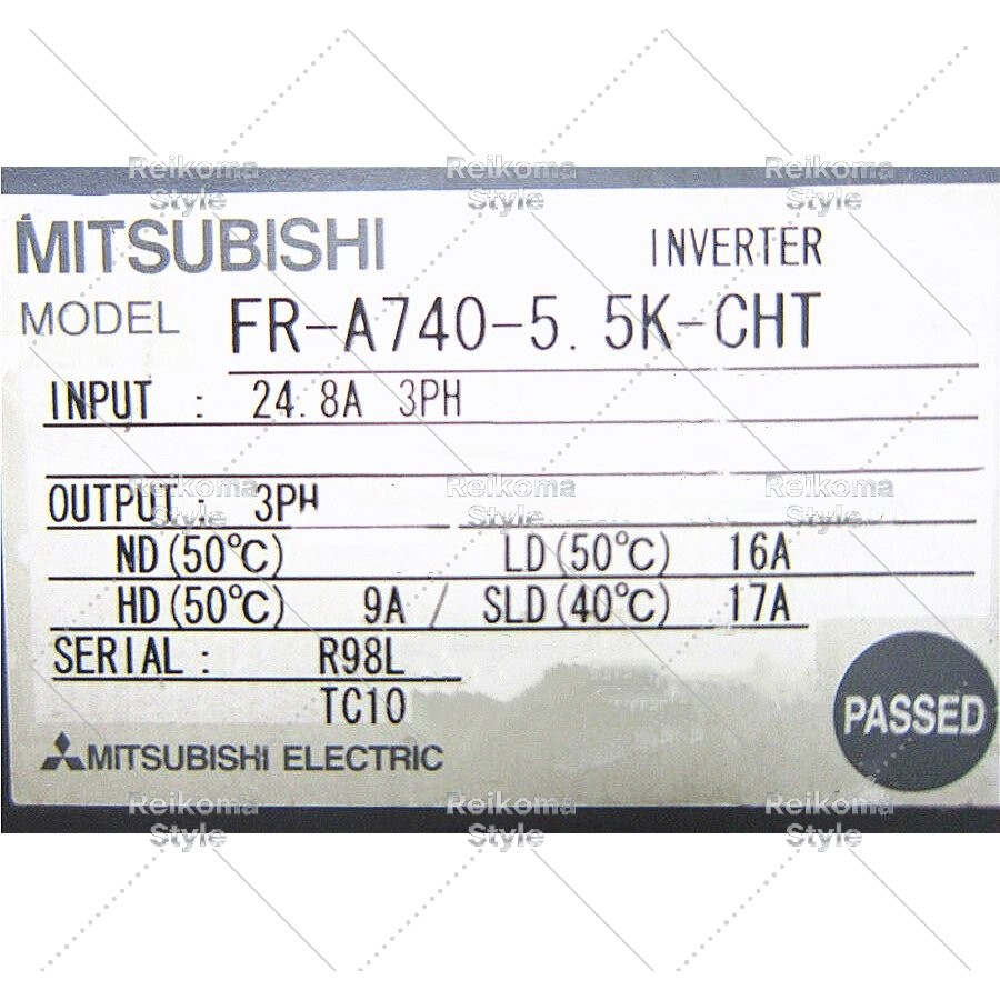 【新品★適格請求書★税込】MITSUBISHI三菱電機 FR-A740-5.5K-CHT 用インバーター【６ヶ月保証】