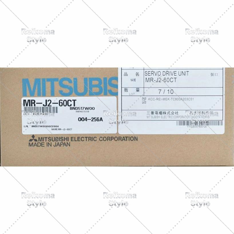 【新品★適格請求書★税込】MITSUBISHI三菱電機 MR-J2-60CT【６ヶ月保証】｜Reikoma Style 39,520円