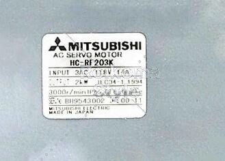 【新品★適当お願いごと書★税込】HC-RF203K Mitsubishi Servo Motor HCRF203K 三菱【６ヶ月引き受ける】