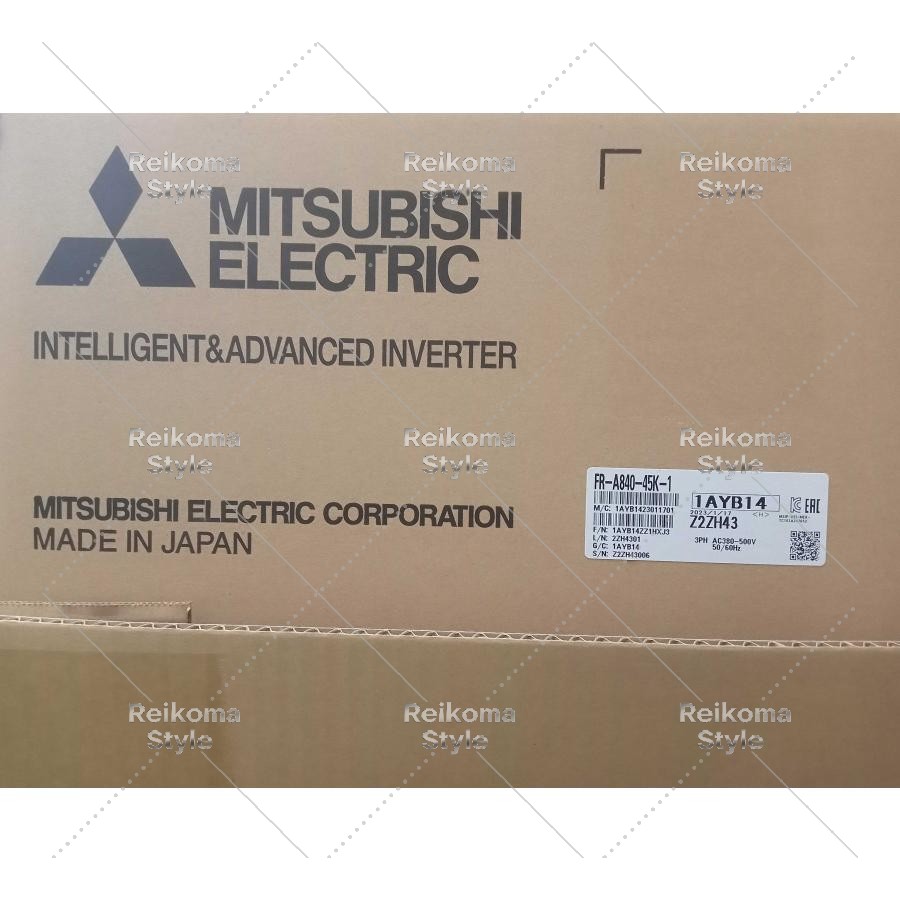 【新品★適格請求書★税込】MITSUBISHI三菱電機 FR-A840-45K-1 インバータ FR-A800シリーズ 【6ヶ月保証】|Reikoma Style
