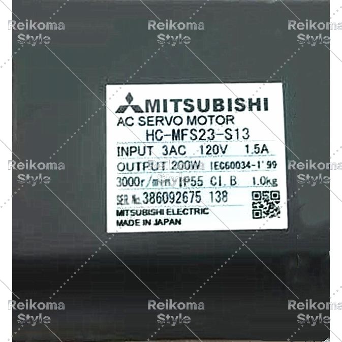【新品★適格請求書★税込】MITSUBISHI/三菱 HC-MFS23-S13 サーボモーター【6ヶ月保証】|Reikoma Style