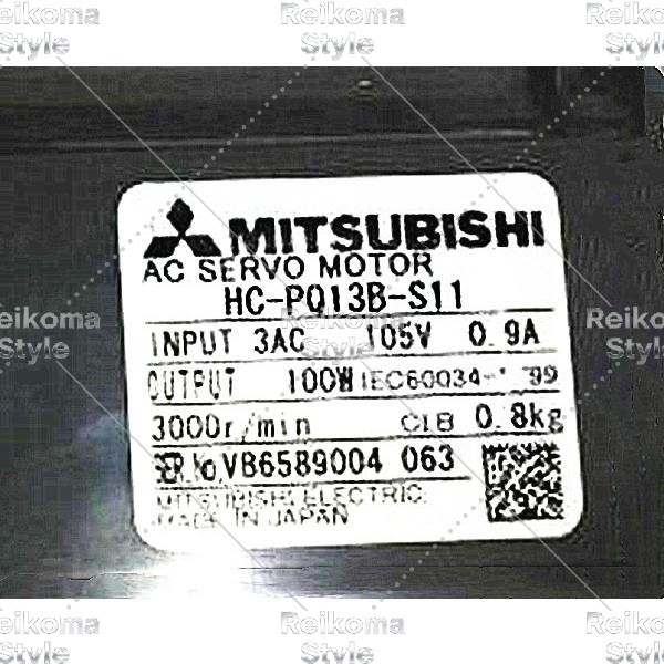 【新品★適格請求書★税込】三菱 HC-PQ13B-S11 サーボモーター 【６ヶ月保証】