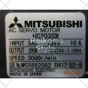 【新品★適格請求書★税込】MITSUBISHI 三菱 HC203SW サーボモーター 6ヶ月保証｜Reikoma Style