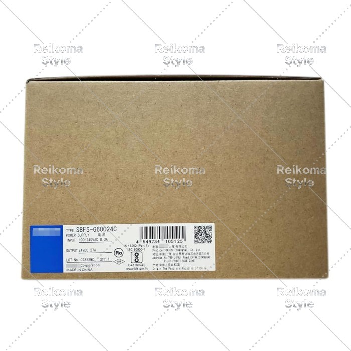 【新品★適格請求書★税込】OMRON オムロン S8FS-G60024C 24VDC 27A 用 スイッチ電源【６ヶ月保証】