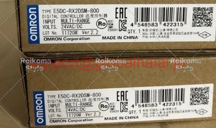 【新品★適格請求書★税込】OMRON E5DC-RX2DSM-800【６ヶ月保証】