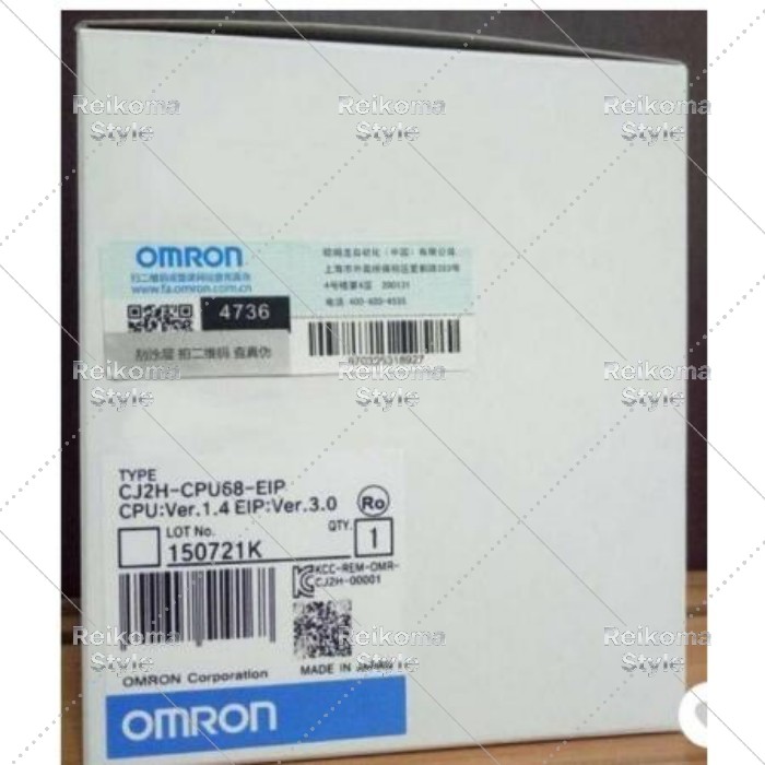 【新品★適当お願いごと書★税込】OMRON オムロン CJ2H-中央処理装置68-EIP 中央処理装置単一のもの◆6ヶ月引き受ける
