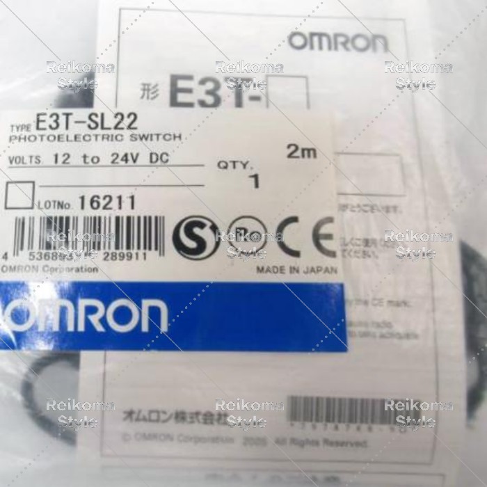 【新品★適格請求書★税込】OMRON オムロン E3T-SL22 アンプ内蔵形光電センサ◆ 6ヶ月保証|Reikoma Style