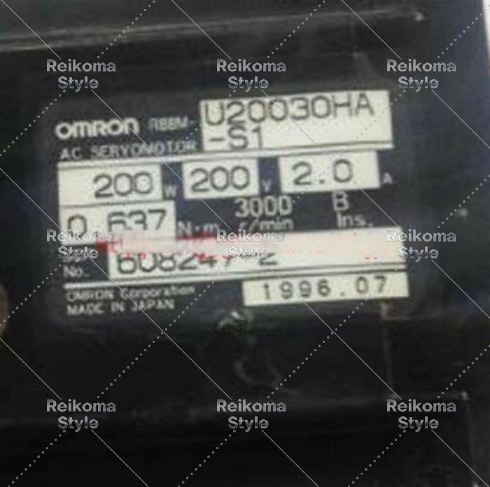 【新品★適格請求書★税込】 OMRON サーボモーター R88M-U20030HA-S1 【6ヶ月保証】|Reikoma Style