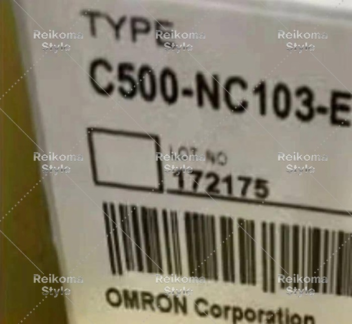 【新品★適格請求書★税込】 OMORN プログラマブルコントローラ C500-NC103-E 【6ヶ月保証】|Reikoma Style