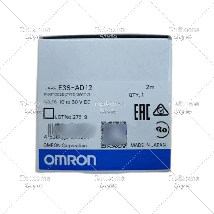 【新品★適格請求書★税込】OMRON オムロン E3S-AD12 【６ヶ月保証】