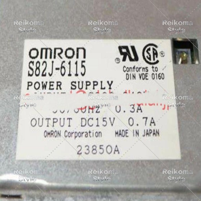【新品★適格請求書★税込】OMRON S82J-6115 Power Supply S82J6115 オムロン【６ヶ月保証】