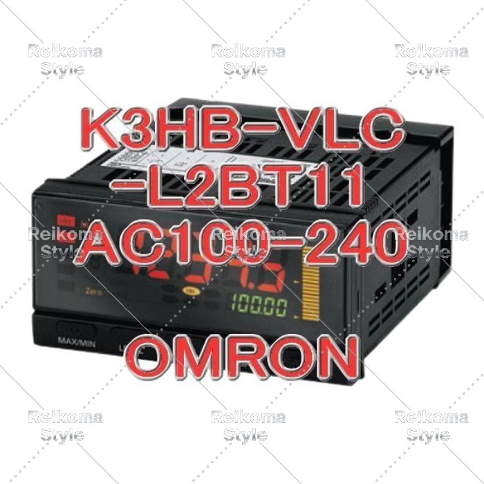 【新品★適当お願いごと書★税込】オムロン K3HB-VLC-L2BT11 AC100-240 デジタルパネルメータ (読み込む独居室・mVインプット) 【６ヶ月引き受ける】