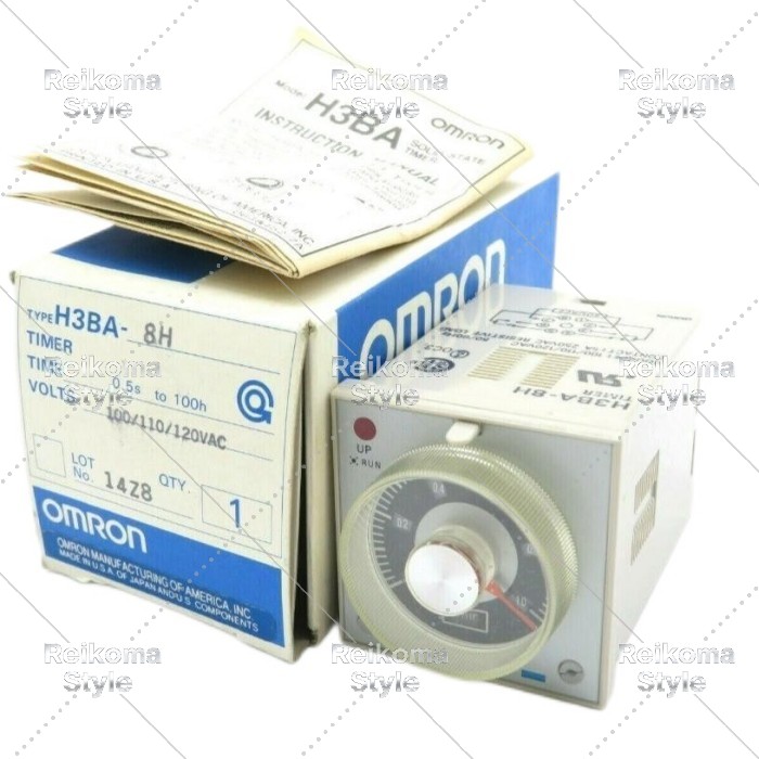【新品★適当お願いごと書★税込】OMRON H3BA-8H AC100/110/120 H3BA8H オムロン 【６ヶ月引き受ける】