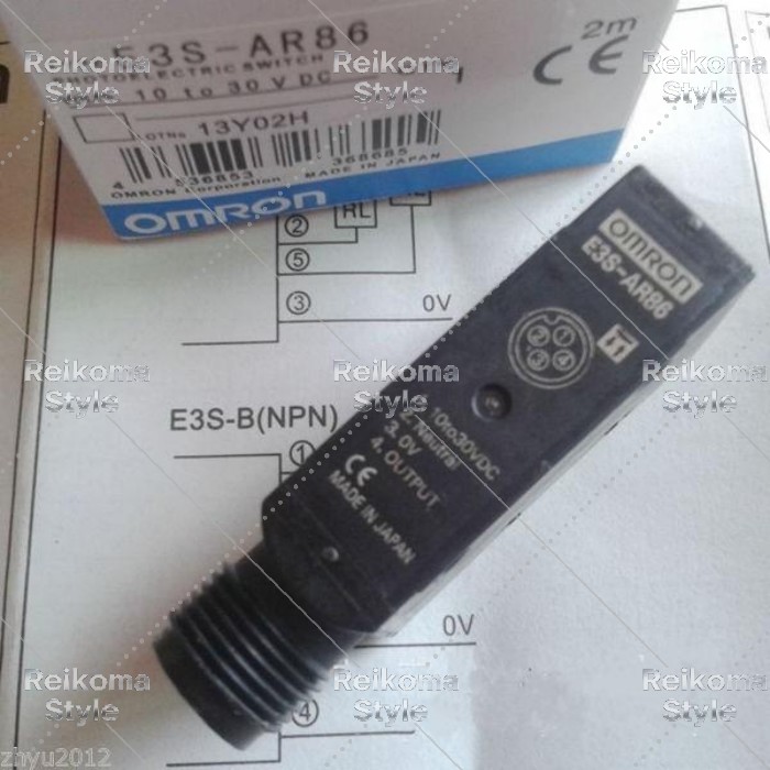 【新品★適格請求書★税込】OMRON optoelectronic switch E3S-AR86 【６ヶ月保証】