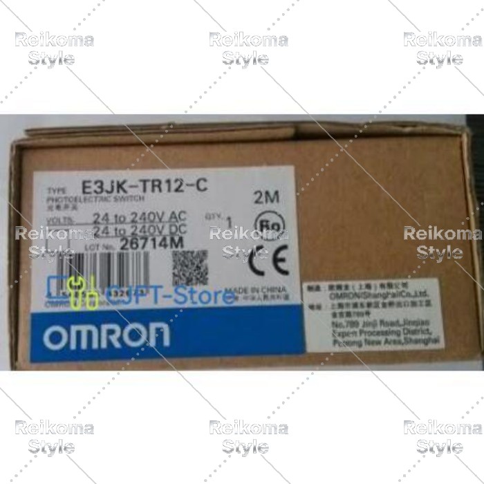 【新品★適格請求書★税込】OMRON 赤外線近接スイッチびまん反射光学センサー E3JK-TR12-C 【６ヶ月保証】