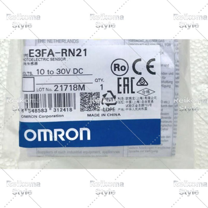 【新品★適当お願いごと書★税込】OMRON E3FA-RN21 用 光電検知器 【６ヶ月引き請ける】