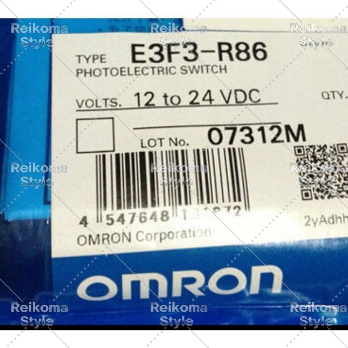 【新品★適当お願いごと書★税込】OMRON E3F3-R86 Sensor E3F3R86 【６ヶ月引き請ける】
