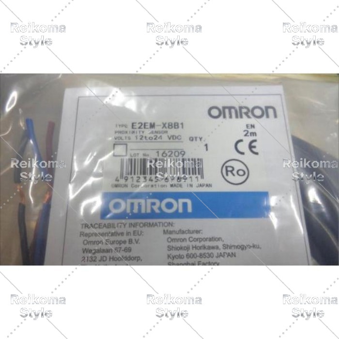 【新品★適当お願いごと書★税込】OMRON PLC proximity switch E2EM-X8B1 【６ヶ月引きうける】