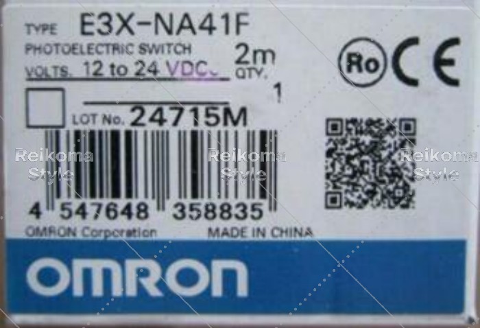 新品◆オムロン OMORON E3X-NA41F シンプルファイバアンプ◆6ヶ月保