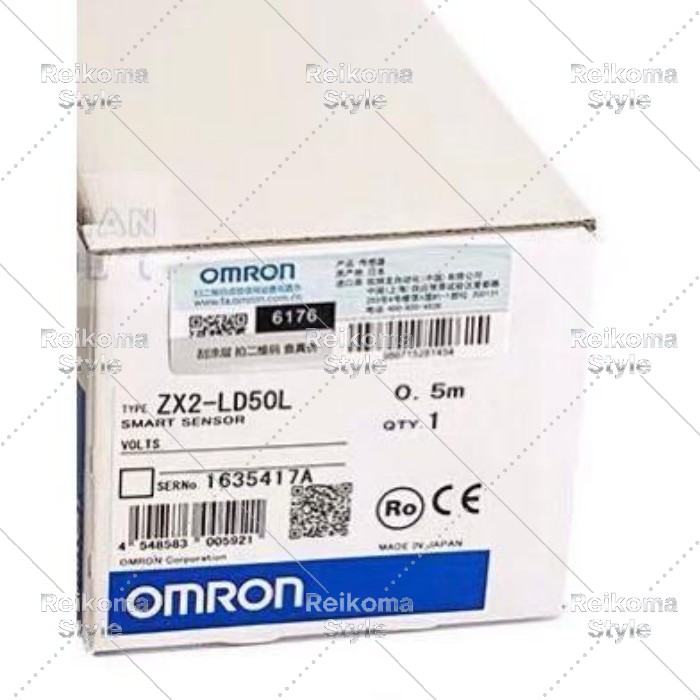 【新品★適格請求書★税込】OMRON スマートセンサ ZX2-LD50L★【６ヶ月保証】