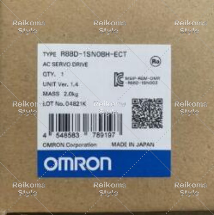 【新品★適格請求書★税込】OMRON オムロン R88D-1SN08H-ECT【6ヶ月保証】|Reikoma Style