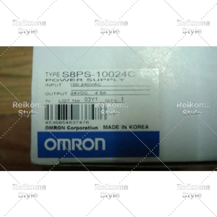 【新品★適格請求書★税込】OMRON オムロン S8PS-10024C 24VDC 4.5A 用 スイッチ電源【６ヶ月保証】