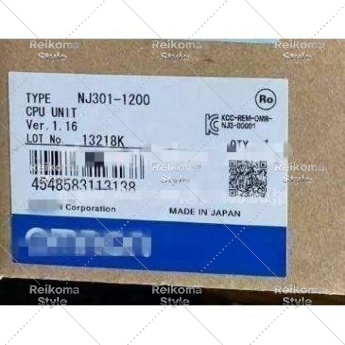 【新品★適格請求書★税込】OMRON CPUユニット NJ301-1200【6ヶ月保証】|Reikoma Style