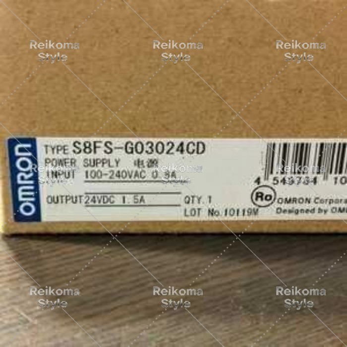 【新品★適格請求書★税込】OMRON オムロン S8FS-G03024CD 24VDC 1.5A 用 スイッチ電源【6ヶ月保証】|Reikoma Style