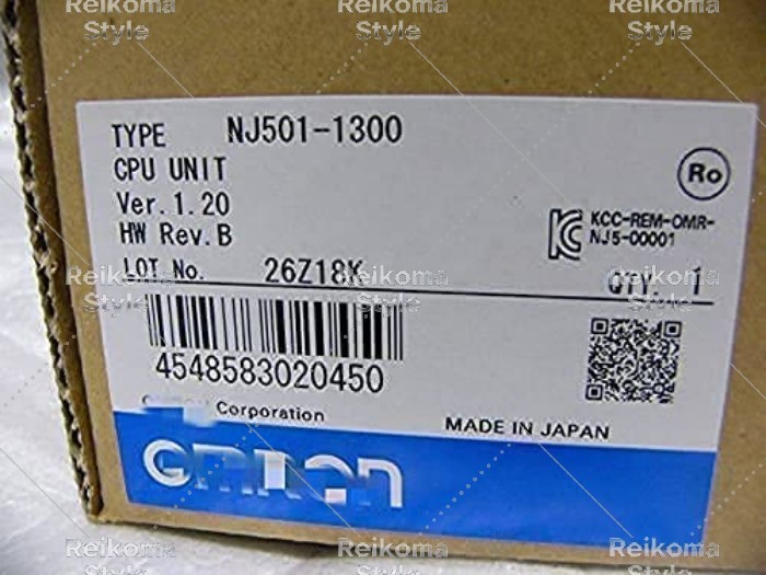【新品★適当お願いごと書★税込】OMRON PLC NJ501-1300 弾丸道路高的確さ高拠りどころ性 中央処理装置作りつける【６ヶ月引き受ける】