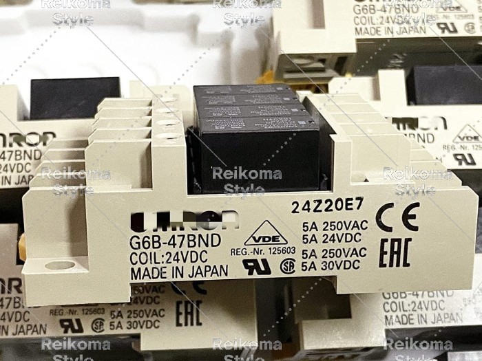 【新品★適格請求書★税込】50個セット入り オムロン OMRON/オムロン G6B-47BND DC24V ターミナルリレー【６ヶ月保証】