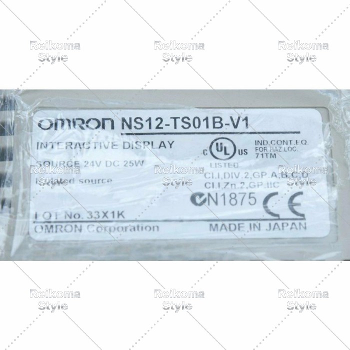 【新品★適格請求書★税込】OMRON オムロン NS12-TS01B-V1 インタラクティブディスプレイ タッチパネル【6ヶ月保証】|Reikoma Style