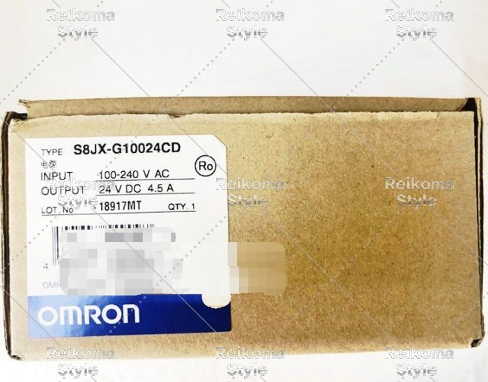 【新品★適格請求書★税込】OMRON オムロン S8JX-G10024CD 24VDC 4.5A 用スイッチング電源【６ヶ月保証】