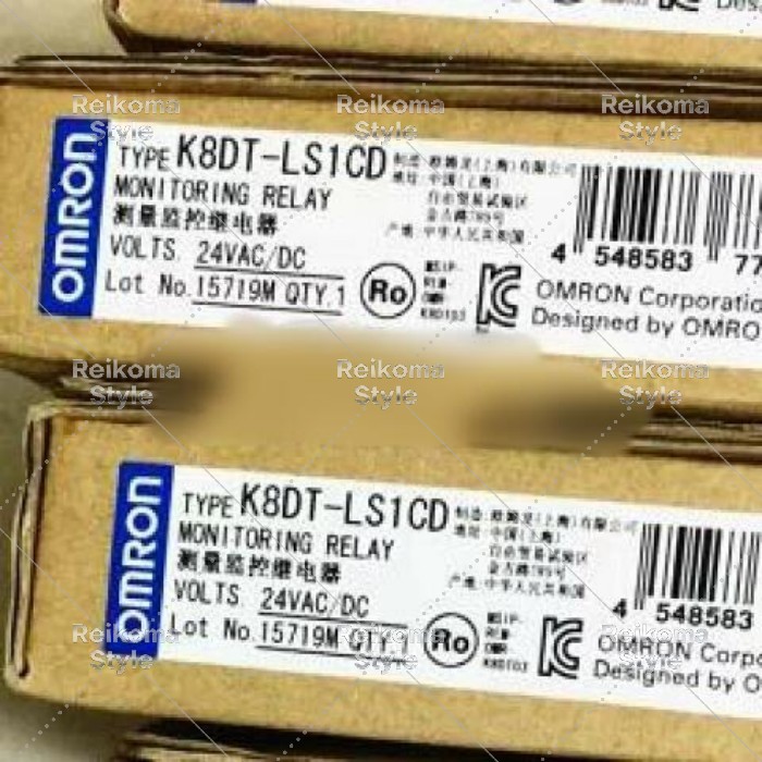 【新品★適格請求書★税込】OMRON オムロン K8DT-LS1CD 24VAC/DC 用 監視リレー【６ヶ月保証】