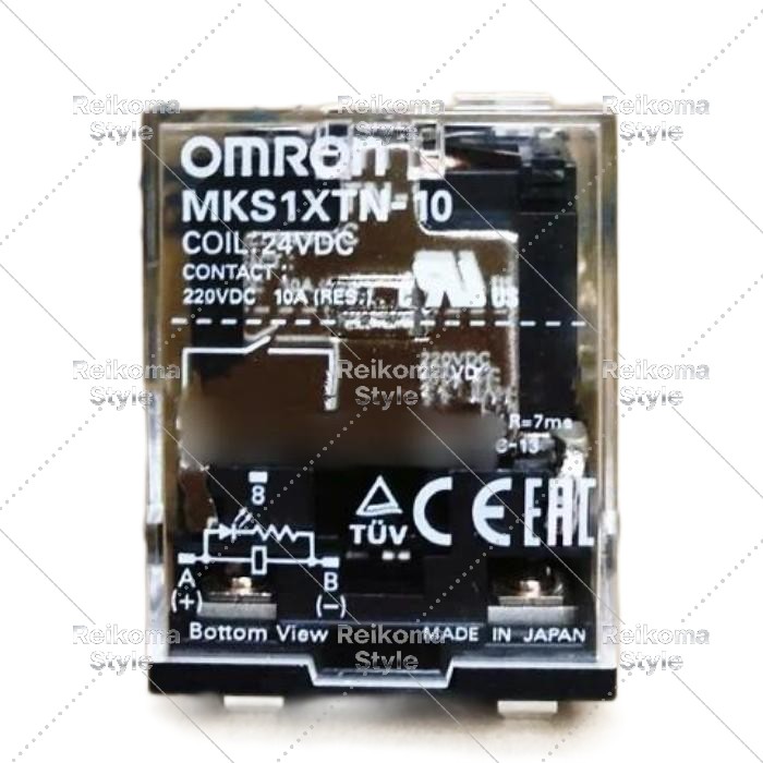 【新品★適当お願いごと書★税込】OMRON オムロン MKS1XTN-10 DC24V 用ミニパワーリレー【６ヶ月引きうける】