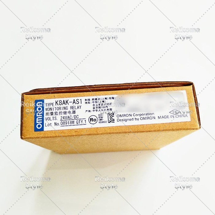 【新品★適格請求書★税込】OMRON オムロン K8AK-AS1 DC/AC24V用 監視リレー 【６ヶ月保証】