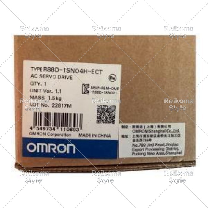 【新品★適格請求書★税込】OMRON オムロン R88D-1SN04H-ECT 【６ヶ月保証】
