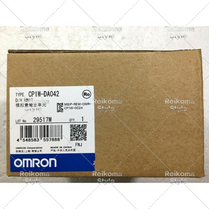 【新品★適格請求書★税込】OMRON オムロン CP1W-DA042 アナログ入力ユニット【６ヶ月保証】
