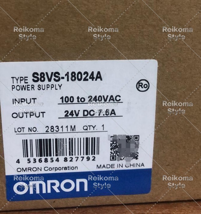 【新品★適格請求書★税込】OMRON スイッチング・パワーサプライ S8VS-18024A【６ヶ月保証】 43,800円