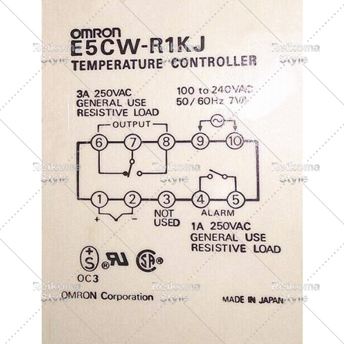 【新品★適当お願いごと書★税込】OMRON オムロン E5CW-R1KJ【６ヶ月引き受ける】
