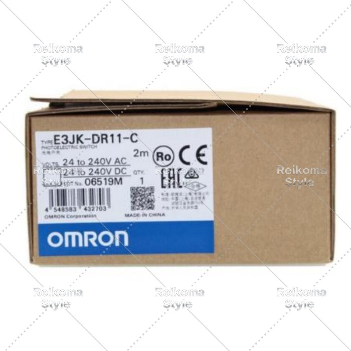 【新品★適格請求書★税込】 OMRON オムロン E3JK-DR11-C 2M AC/DC電源フリータイプ 光電スイッチ【６ヶ月保証】